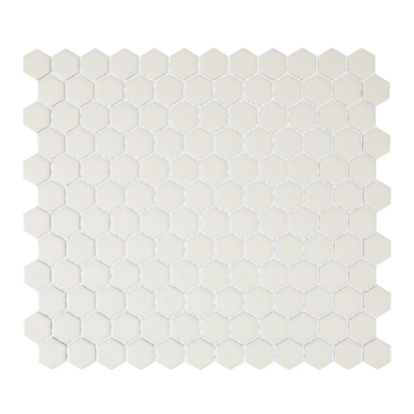 Biscuit 1″ Hexagon Glossy