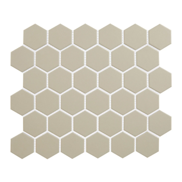 Sand 2″ Hexagon Matte