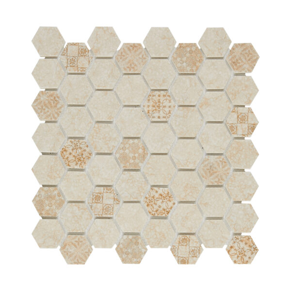 Travertine 1.5″ Hexagon