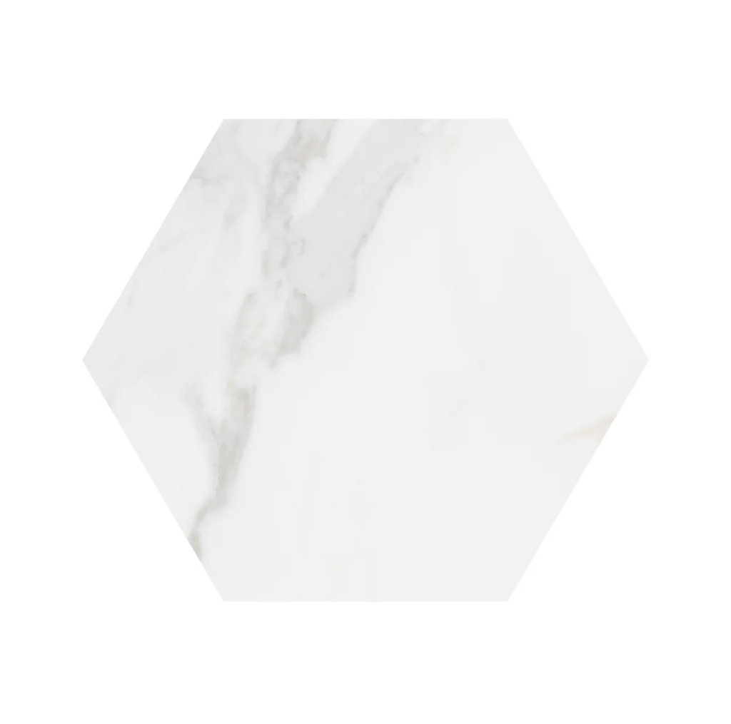 Carrara 9×10 Hexagon