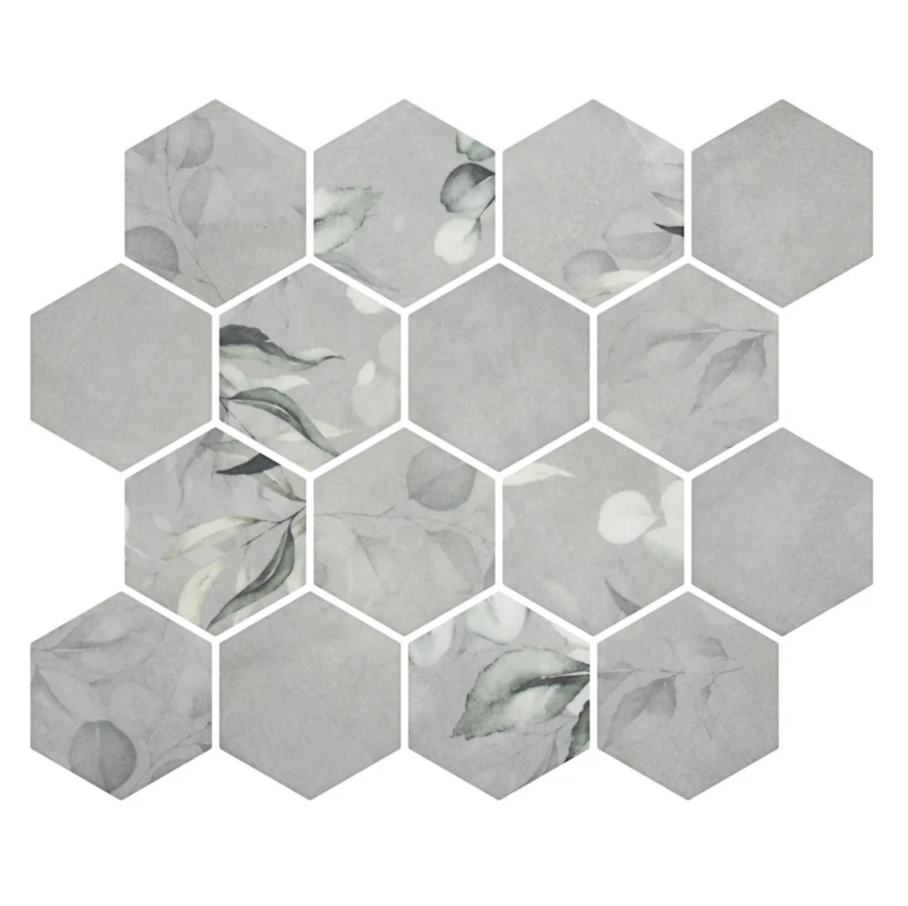 Elowen 3″ Hexagon Mosaic