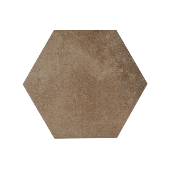 Brown 14x16 Hexagon